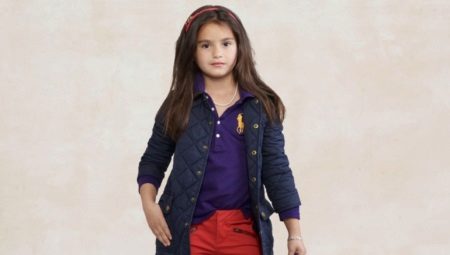 Quilted coat for girls