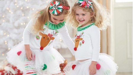 New Year's costume for a girl