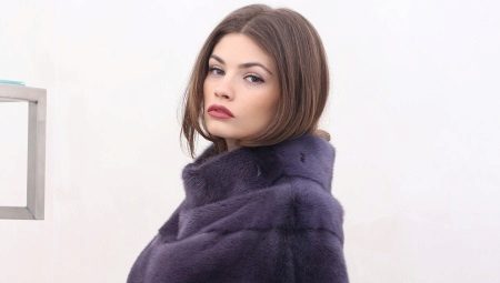 Mink poncho
