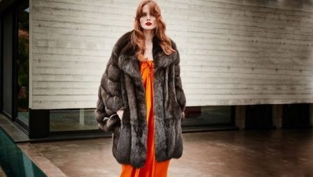 Fur coat from sable