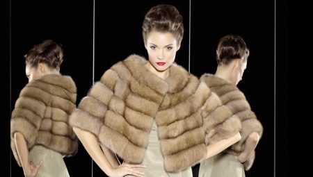 Knitted mink fur coat
