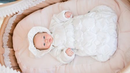 Winter overalls envelope for newborns