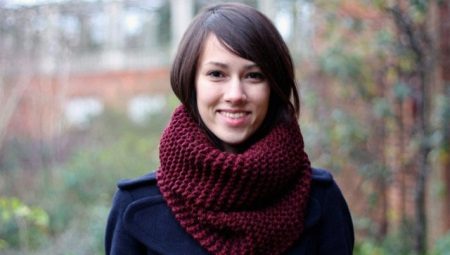 How to tie a scarf-collar?