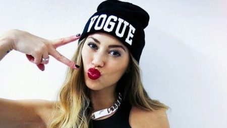 Caps with inscriptions