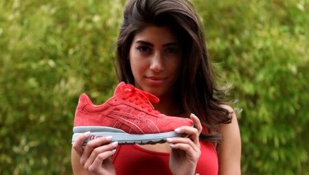 Red sneakers