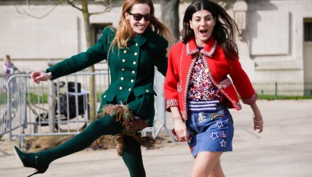 The combination of colors in clothes