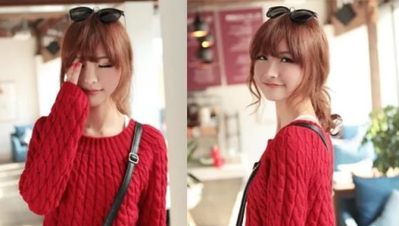 Sweater without collar