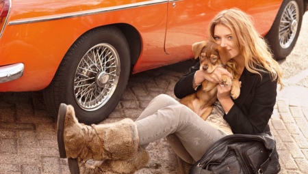 High fur boots of Mirunt factory