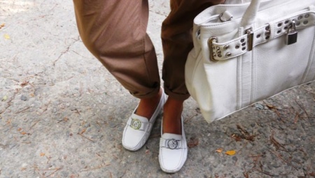 Women's White Loafers