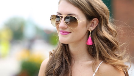 Gold plated earrings