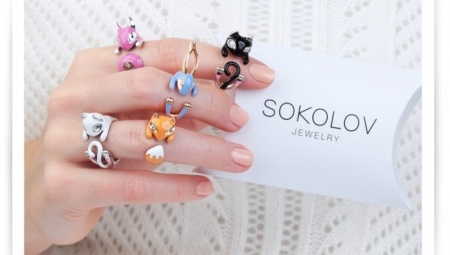 Silver rings Sokolov