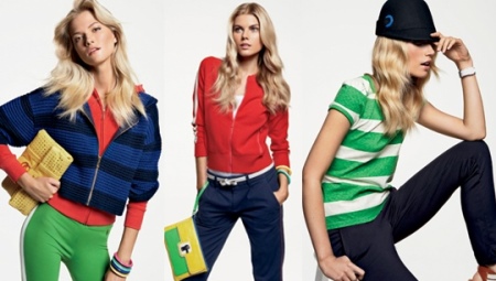 Sports style in clothes for girls