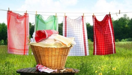 How to wash kitchen towels with vegetable oil?