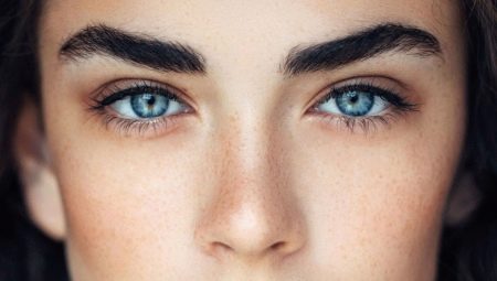 Thick eyebrows: types, extensions and makeup