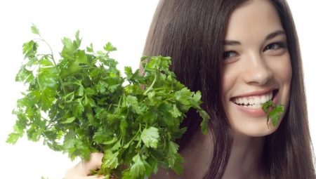 Parsley: properties and application rules for the face