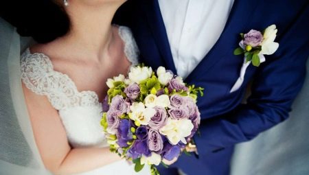 Bó hoa cô dâu và boutonniere của chú rể: làm thế nào để chọn và kết hợp?