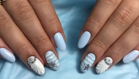 Ideas for design manicure at sea