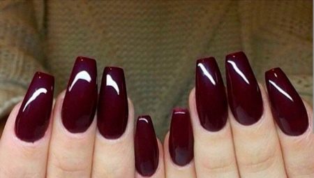Exquisite ideas manicure color Marsala