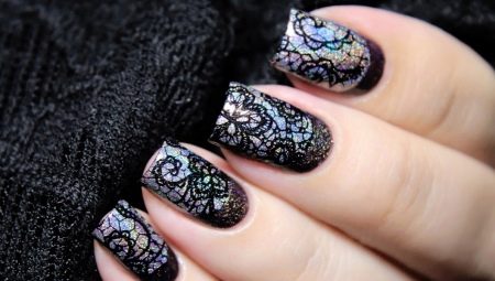 Lace on the nails: new design and step by step technique of creation