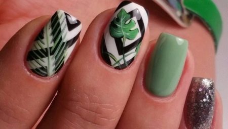 Manicure with leaves: design features and ideas
