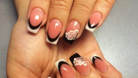 Neskuchnaya classics - options for an unusual design of French manicure