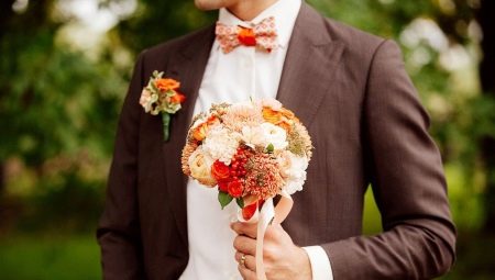 Autumn bridal bouquet: design ideas and subtleties of choice