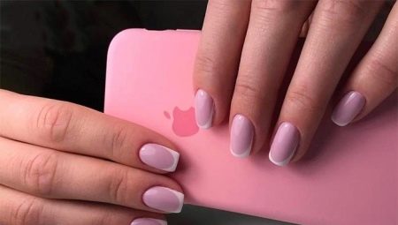 Pink french on nails: versatility and sophistication
