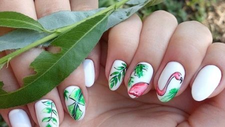 Tropical manicure: stylish designs and fashion trends