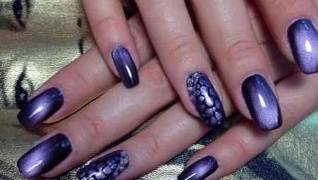 Nail art design cat's eye: features and options for manicure