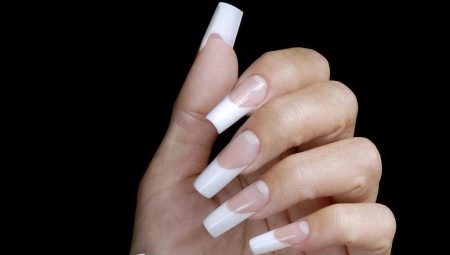 Long nail french: original design ideas and the latest fashion trends