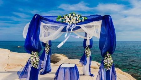 How to arrange a wedding in blue?