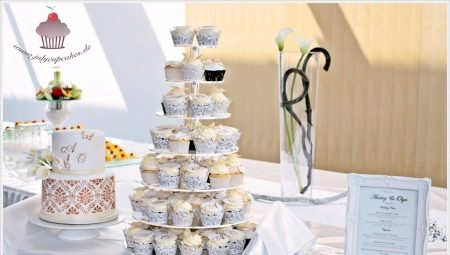 Wedding cupcakes: features, design and presentation