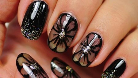 Manicure with translucent gel varnish: features and interesting ideas