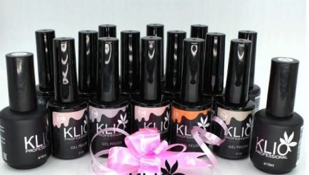 Features and color palette gel varnishes Klio Professional