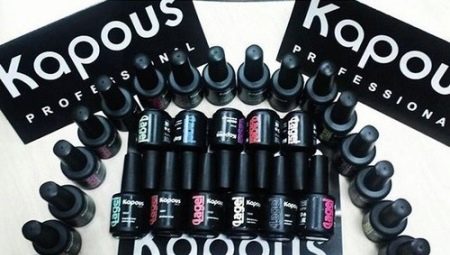 Features and characteristics of gel varnishes Kapous