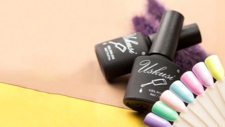 Features and palette of shades gel varnish Uskusi
