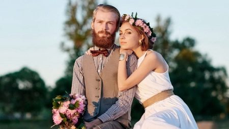 Features of a wedding in a rustic style