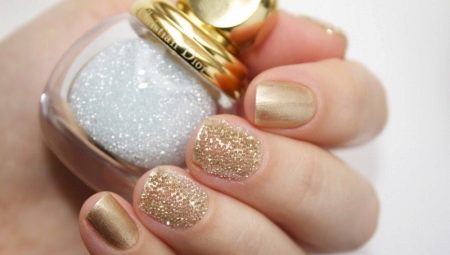 Sugar manicure: ideas and ways to create nail design