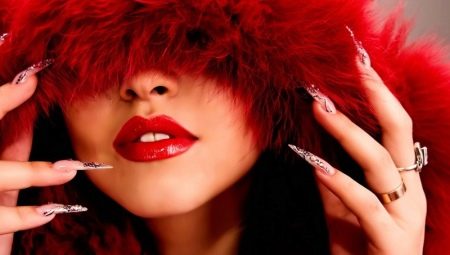 Choose a design for sharp nails