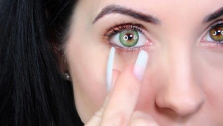 How to remove lenses with long nails?