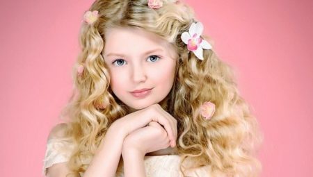 Festive hairstyles for girls with long hair