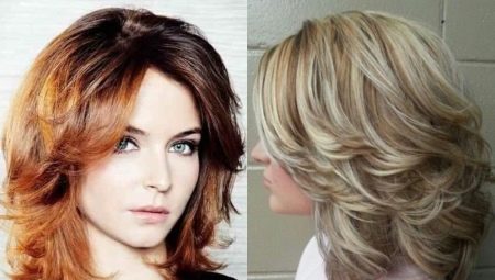 Haircut cascade on medium hair