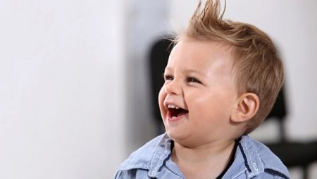 Haircuts for little boys up to 2 years: selection and care