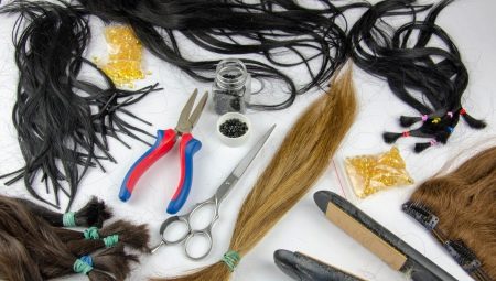 Choosing tools and materials for hair extensions