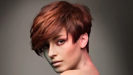 Asymmetrical haircuts for short hair