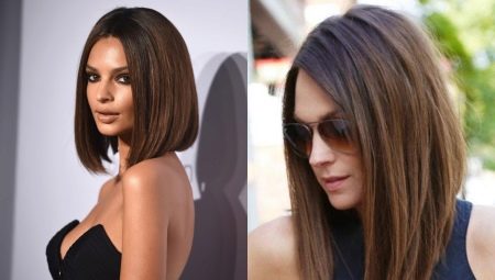 Cutting a caret for medium-length hair