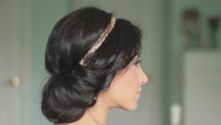 Greek hairstyles with a bandage: a description and ways to create