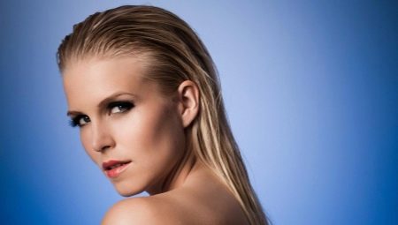 How to make your hair with the effect of wet hair?