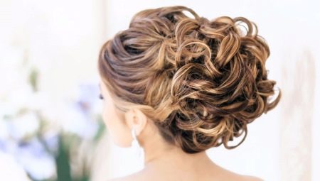 Hairstyles collected on medium hair