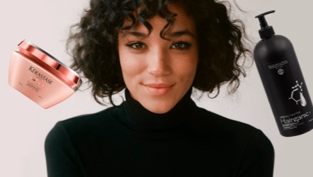 Curly hair styling products